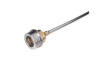11 QN-50-3-3/113 NE RF Connector, QN, Brass, Plug, Straight, 50Ohm, Solder Terminal