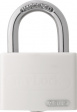 T65AL/40 WHITE Padlock 40 mm