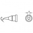 LT 1X Soldering Tip Round shape, bent 30°, 0.4 mm