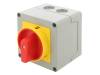 GX1692P25 Переключатель: кулачковый; 2; 16А; O-I; Монтаж: в корпусе; -25?55°C
