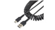 R2ACC-1M-USB-CABLE Charging Cable USB-A Plug - USB-C Plug 1m USB 2.0 Black