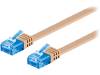 96316 Patch cord; U/UTP; 6a; многопров; Cu; ПВХ; бледно-голубой