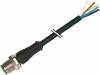 7000-19001-7020300, Соединительный кабель; M12; PIN:12; прямой; 3м; вилка; 30ВAC; 1,5А, MURRELEKTRONIK