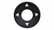 10ZB09UV13606 Ultranavimec Switch Cap, Disc, Black, Ultramec Series