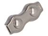 ZLR2-3-A4, Rope clamp duplex; acid resistant steel A4; for rope; Orope: 3mm, KRAFTBERG