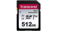 TS512GSDC340S Memory Card, SDXC, 512GB, 160MB/s, 90MB/s
