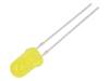 FYL-5013YD1C, LED; 5мм; желтый; 20-40мкд; 30°; Поверхность: выпуклая; Шаг:2,54мм, FORYARD
