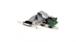 PEX2S5531P Native PCI Express Serial Combo Card with 16550 UART, 2x DB9/DB25, PCI-E x1