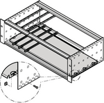 34562-752, Mounting Plate 84 TE, Schroff