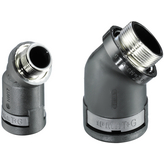 NVAV-M506-14, Fitting 45deg elbowNW36 black, PMA AG (Cable protection)