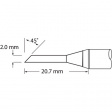 SFV-DRH420A Soldering tip Chamfer 2.0 mm