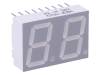 HDSP-5523, Дисплей: LED; 7-сегментный; 14,22мм; красный; 0,9-2,8мкд; катод, Broadcom (Avago)
