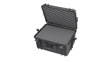 RND 600-00310 Watertight Case with Cubed Foam, 49l, 555x428x306mm, Polypropylene (PP), Black