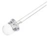 OSM54L8131P LED; 8мм; белый теплый; 25000?30000мкд; 30°; Поверхность: выпуклая