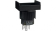 YB15RKW01 Переключатель: кнопочный; Пол: 2; SPDT; 3A/125ВAC; ON-(ON); 200МОм