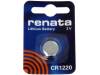 CR1220, Батарея: литиевая; 3В; CR1220; Кол-во бат:1; O12,5x2мм; 40мАч, Renata
