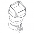 H-P32 Hot Air Nozzle, 16.9 mm x 14.3 mm