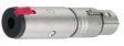 NA3FJ Xlr plug/jack socket, diam. 6.3 mm, stereo, 1 x xlr female, 3-pin, xlr