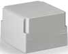 SPCP181813G Cubo S 175 x 175 x 125 мм, 50 мм основание, глухая стенка, серая крышка, PC, IP