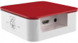 ASM-1900039-41 Raspberry Pi B+, 2 & 3 Case, 107.5 x 107.5 x 42 mm, White / Red