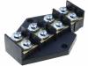 ZPT4-16.0 83007007, Клеммник; Контактные группы:4; зажим под винт; 16мм2; черный, PLASTROL
