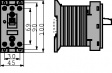 3RF2410-1AB45 Реле: полупроводниковое; Uупр: 4?30ВDC; 10А; 48?600ВAC; 3-фазный