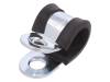 LKD11320 Хомуты; Oпетли: 13мм; W: 20мм; сталь; Материал корпуса: EPDM; W1