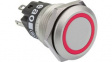 82-5551.1114 Illuminated Pushbutton Red 19mm 24V 3 A 1 Change-Over (CO)