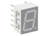 TDSL3160, Дисплей: LED; 7-сегментный; 10мм; красно-оранжевый; 0,18-0,26мкд, Vishay