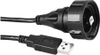 PX0840/B/3M00 Cable assembly with 3 m USB B to USB A Poles 4