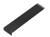 BACK10 A/U BK 1M SET STD Профиль для LED модулей; молочный; накладной; черный; L: 1м