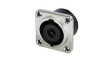 NL8MPRXX Chassis Connector, Black, 8 Poles