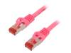 CQ2049S Patch cord; S/FTP; 6; многопров; Cu; LSZH; розовый; 1,5м; 27AWG