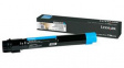 X950X2CG Toner Cartridge, 22000 Sheets, Cyan