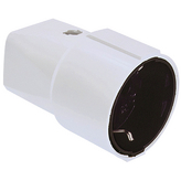 912.270, Mains cable socket White F (CEE 7/3), Bachmann