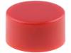 0862.8103, Клавиша; 10мм; круглая; красный, Schurter