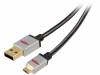 84187 Кабель; USB 2.0; вилка USB A, вилка micro USB B; 1м