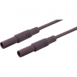 MLS GG 200/2.5 VIOLETT / VIOLE Safety test lead diam. 4 mm violet 200 cm CAT III