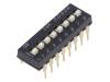 SDA08H1BD Переключатель: DIP-SWITCH; Кол-во секций: 8; ON-OFF; 0,025A/24ВDC