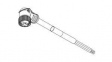 1300060902 Mini-Change A-Size Single-Ended Cordset 4 Poles Female (90°) to Pigtail 16 AWG Yellow PVC Cable 1.83m (6.0') Length