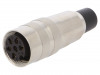 KV 60-8, Разъем: M16; вилка; "мама"; пайка; на провод; PIN: 6; 5А; 250В; прямой, Lumberg Automation (Belden brand)