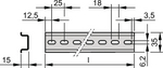 62405-012, Support rail TS 35/15 (EN 50022), Schroff