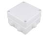0252-00, Корпус: соединительная коробка; Х:133мм; Y:133мм; Z:83мм; IP55, ELEKTRO-PLAST NASIELSK