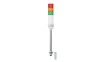 XVC6B35S Stacking Beacon, Wall Mount, Red/Orange/Green, Harmony XVC, Continuous/Intermittent, 24VAC/DC, White, Wall Mount