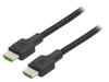 HDGC02 Кабель; HDCP 2.2,HDMI 2.0; вилка HDMI,с обеих сторон; 3м; черный