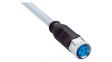 YF8U13-050VA1XLEAX Соединительный кабель; M8; PIN: 3; прямой; 5м; вилка; 60ВAC; 4А; IP67
