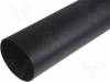323-10950, Термоусадочная трубка; 3:1; 95мм; L:1м; черный; Выс:3мм, HellermannTyton