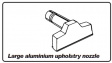 PHU-23 ESD Алюминиевая напольная / обивочная форсунка, 125 mm
