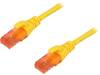 DK-1612-010/Y Patch cord; U/UTP; 6; многопров; CCA; ПВХ; желтый; 1м