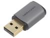CDMH0, Адаптер; вилка USB A,гнездо USB C; позолота; Цвет: серый, VENTION